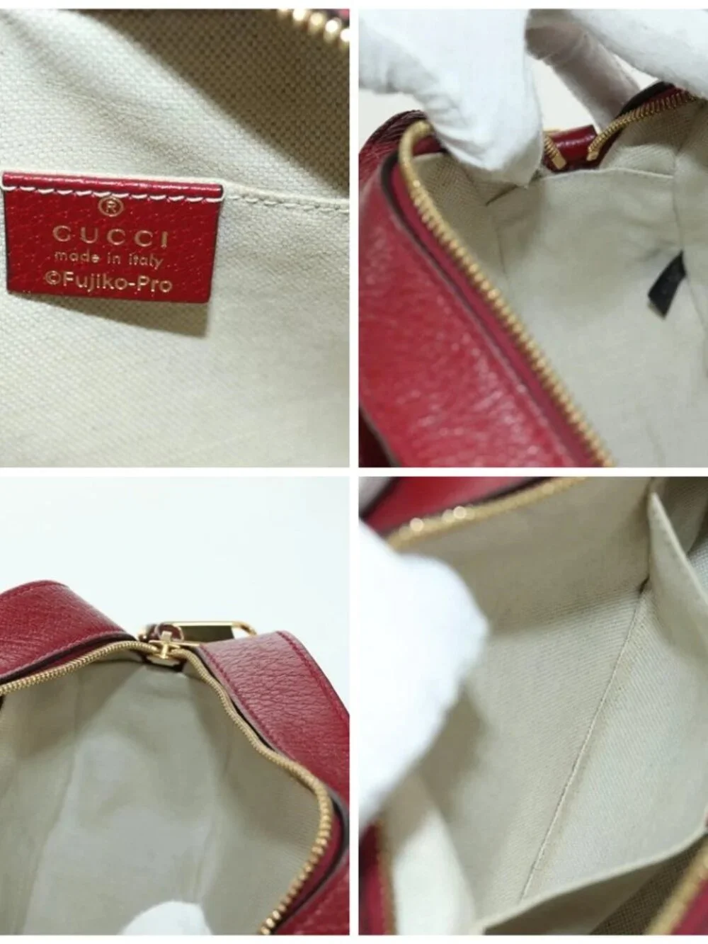 GUCCI Micro GG Supreme Doraemon Collaboration Bag PVC 574886 Auth YKZ711SAM